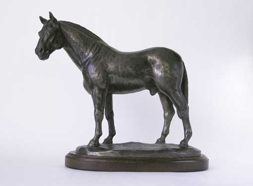 Hanoverian horse bronze statue